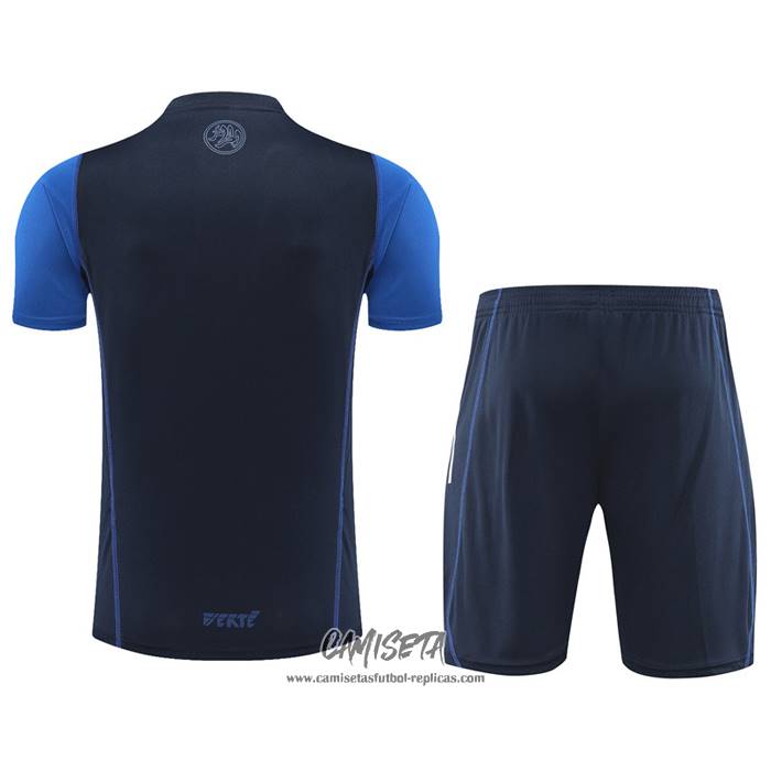 Chandal del Argelia 2023-2024 Manga Corta Azul - Pantalon Corto